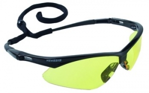 22476 Kimberly Clark® Professional V30 Nemesis™ Safety Glasses w/ Black Frame/Amber AF Lens